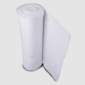 Rollo de espuma de polietileno sin cobertura espesor 2mm (1x20mts color Blanco)