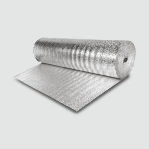 Espuma de polietileno doble aluminio sin solapa de 5mm (1x20mts Aluminio Puro en 2 caras)