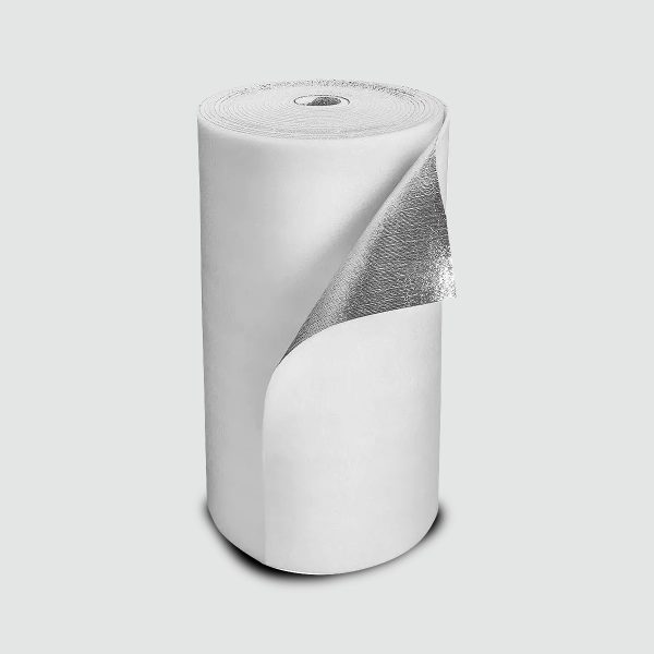 Espuma de polietileno aluminizado espesor 5mm (1x20mts Aluminizado simple)