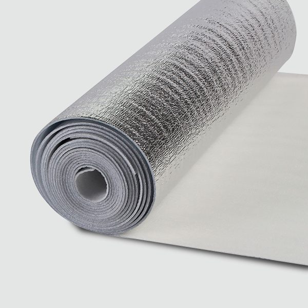 Espuma de polietileno aluminizado espesor 10mm (1x10mts Aluminizado simple)