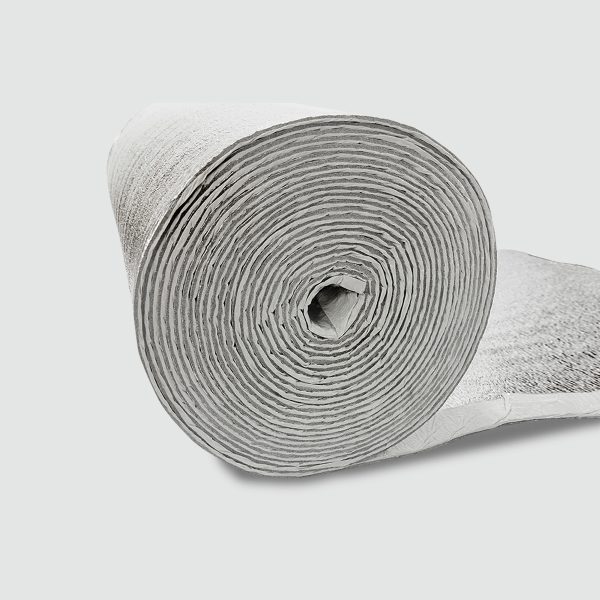 Espuma de polietileno aluminio puro simple con solapa AISLATECH de 10mm (1x20mts Aluminio puro en 1 cara)
