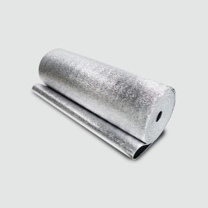 Espuma de polietileno doble aluminio con solapa de 5mm (1x20mts Aluminio Puro en 2 caras)