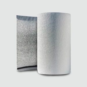 Espuma de polietileno doble aluminio con solapa de 10mm (1x20mts Aluminio Puro en 2 caras)