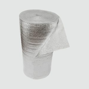 Espuma de polietileno aluminio puro simple sin solapa de 5mm (1x20mts Aluminio puro en 1 cara)