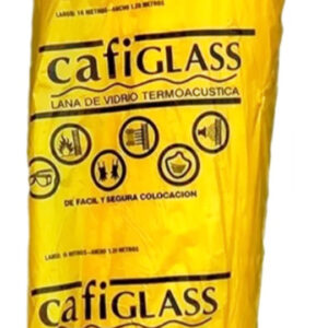 Lana de vidrio CAFIGLASS Sin Aluminio 50mm (21.6mts2)
