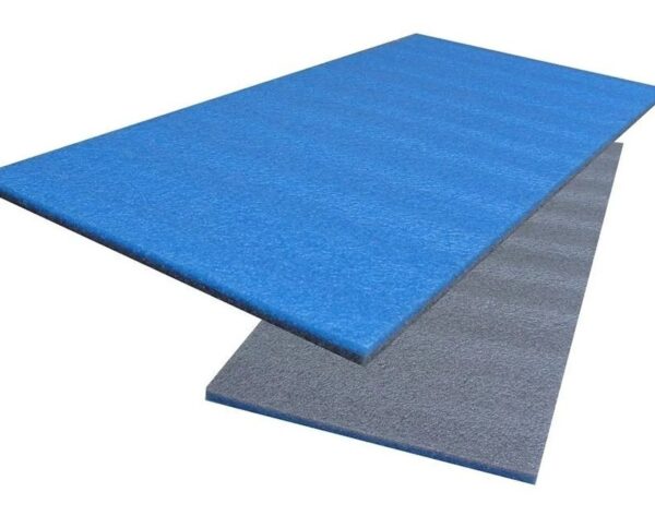 Espuma de Polietileno Sin Cobertura 20mm (1x2mts Gris y Azul)